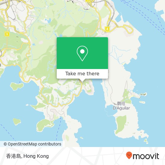 香港島地圖