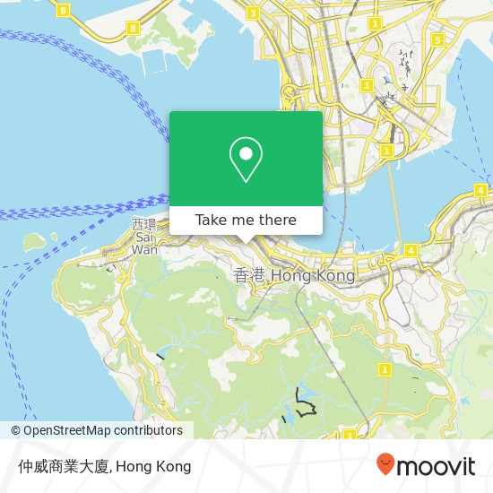 仲威商業大廈 map