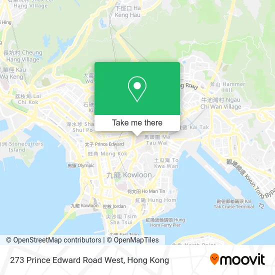 273 Prince Edward Road West map