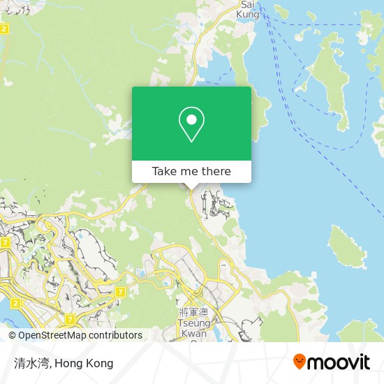 清水湾 map