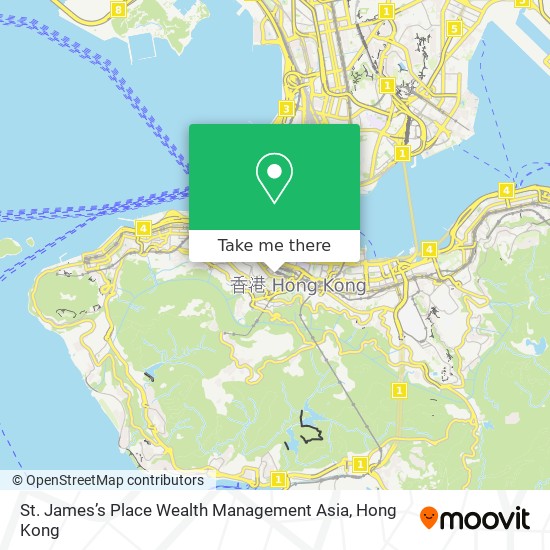 St. James’s Place Wealth Management Asia map