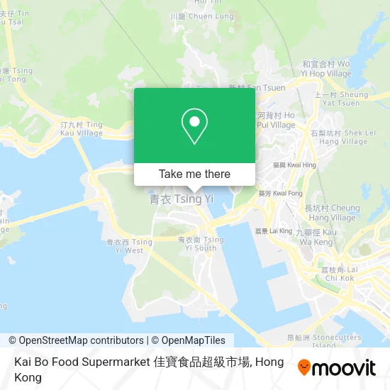 Kai Bo Food Supermarket 佳寶食品超級市場地圖