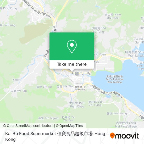 Kai Bo Food Supermarket 佳寶食品超級市場 map