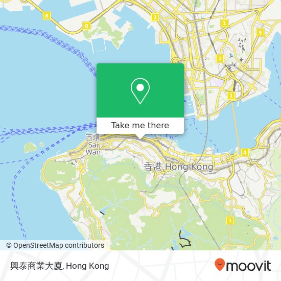 興泰商業大廈 map