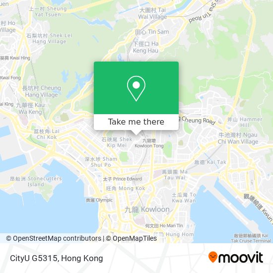 CityU G5315 map