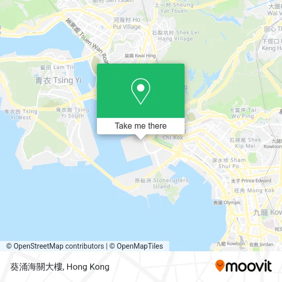 葵涌海關大樓地圖