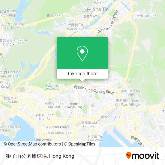 獅子山公園棒球場 map