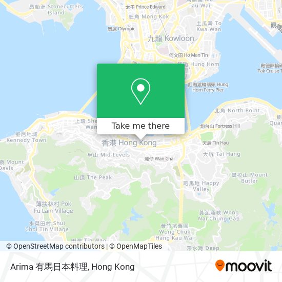 Arima 有馬日本料理 map