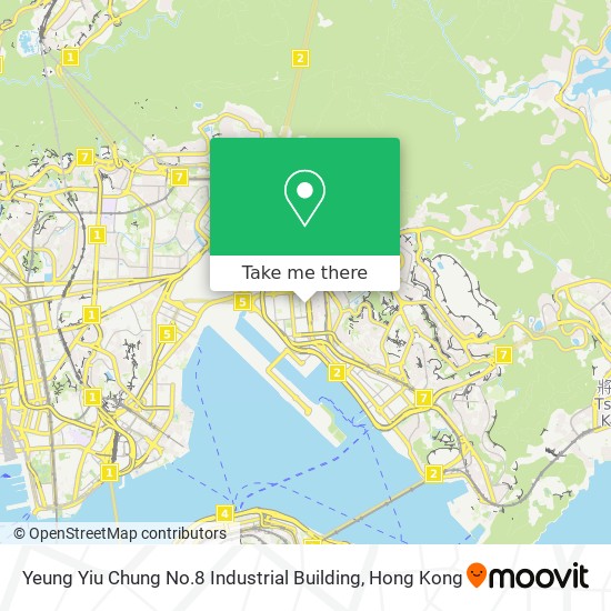 Yeung Yiu Chung No.8 Industrial Building map