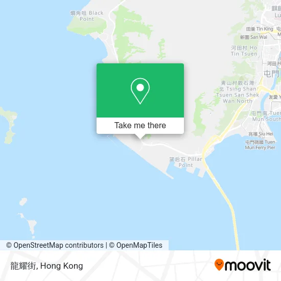 龍耀街 map