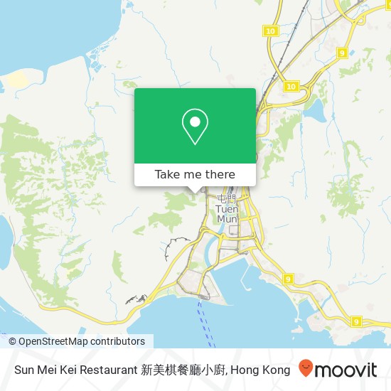 Sun Mei Kei Restaurant 新美棋餐廳小廚 map