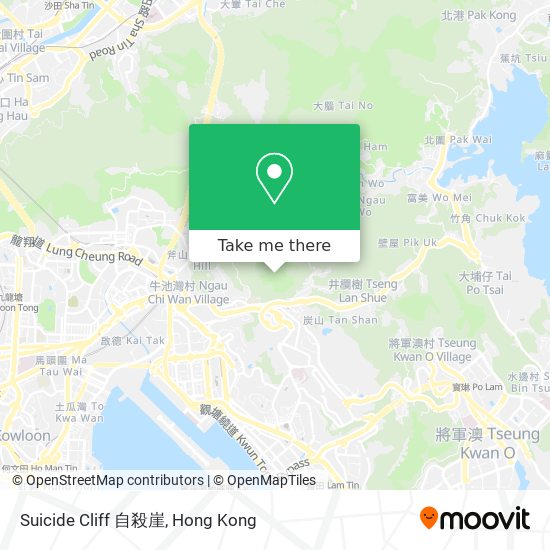 Suicide Cliff 自殺崖 map