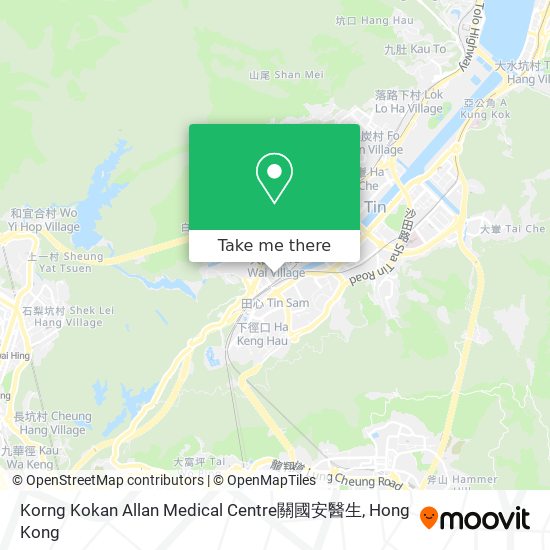 Korng Kokan Allan Medical Centre關國安醫生 map