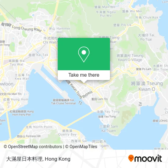 大滿屋日本料理 map