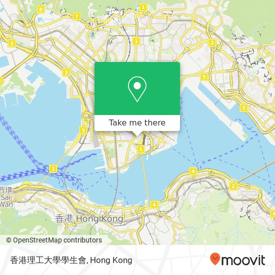 香港理工大學學生會 map