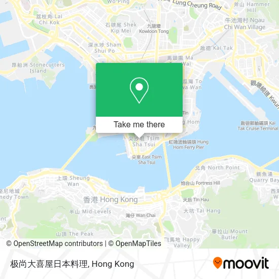 极尚大喜屋日本料理地圖