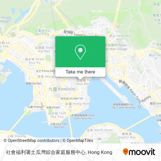 社會福利署土瓜灣綜合家庭服務中心 map