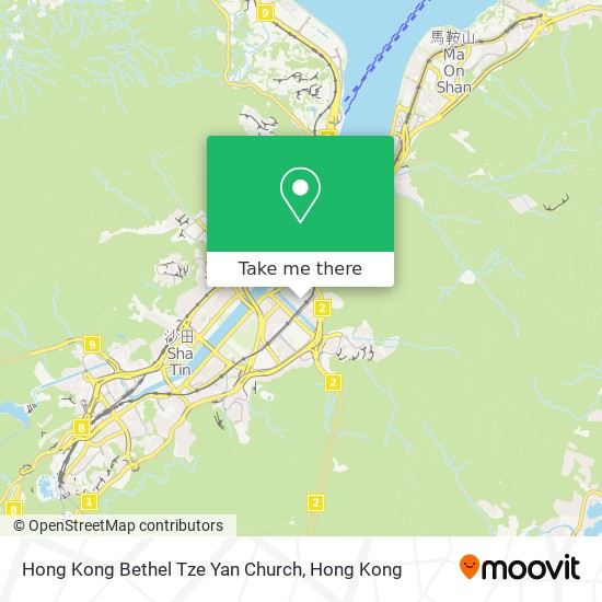 Hong Kong Bethel Tze Yan Church地圖