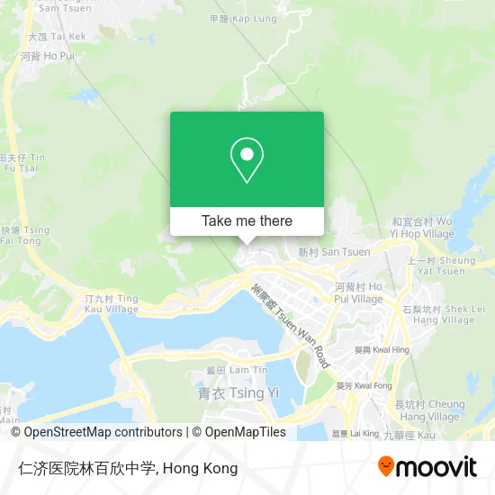 仁济医院林百欣中学地圖