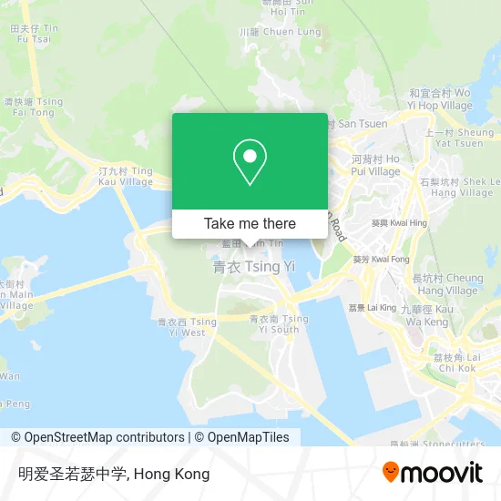 明爱圣若瑟中学 map