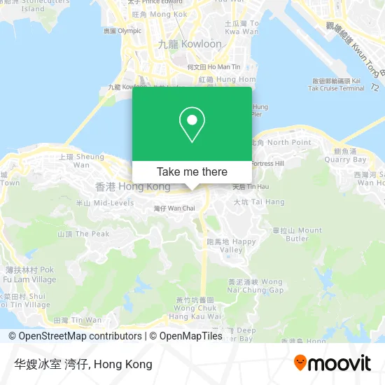 华嫂冰室 湾仔地圖