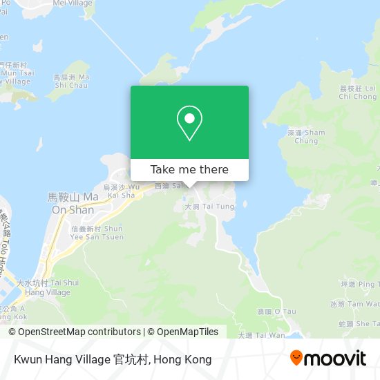 Kwun Hang Village 官坑村 map