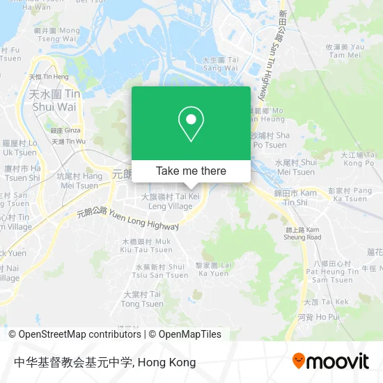 中华基督教会基元中学地圖