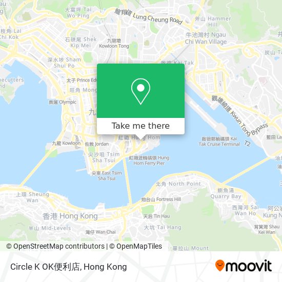 Circle K OK便利店 map