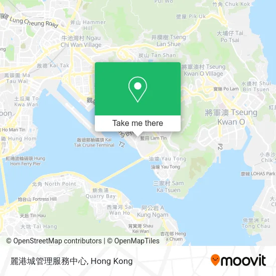 麗港城管理服務中心地圖