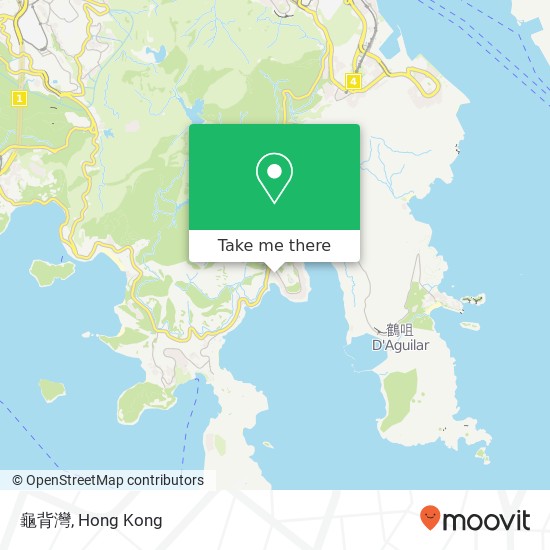 龜背灣 map