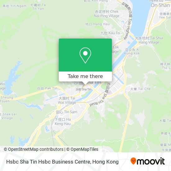 Hsbc Sha Tin Hsbc Business Centre map