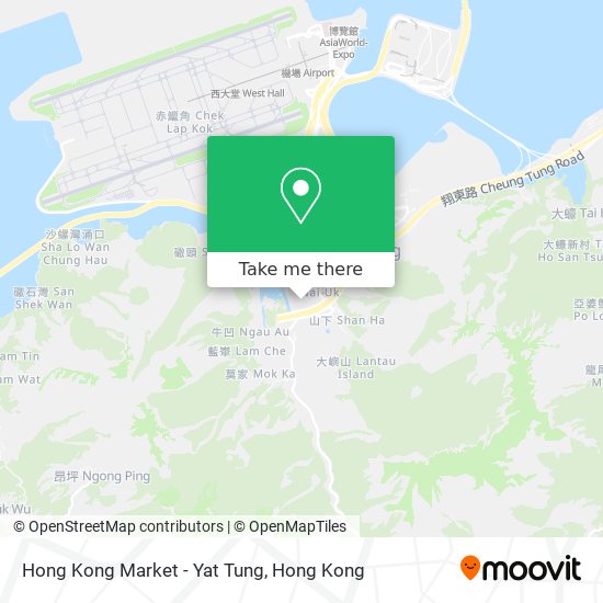 Hong Kong Market - Yat Tung map