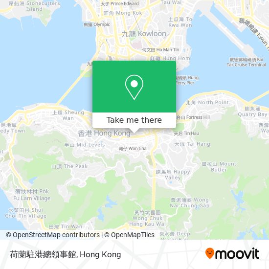 荷蘭駐港總領事館 map