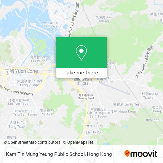 Kam Tin Mung Yeung Public School map