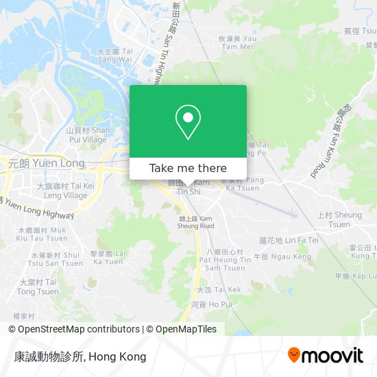 康誠動物診所 map