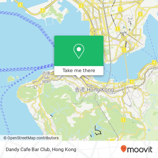 Dandy Cafe Bar Club map