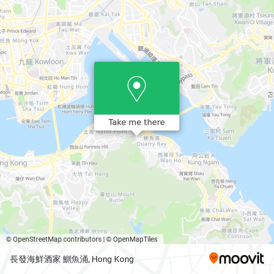 長發海鮮酒家 鰂魚涌 map