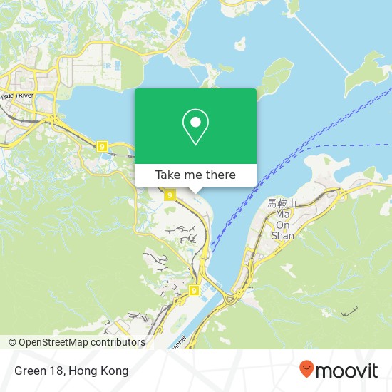 Green 18 map