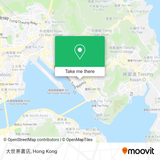 大世界書店地圖