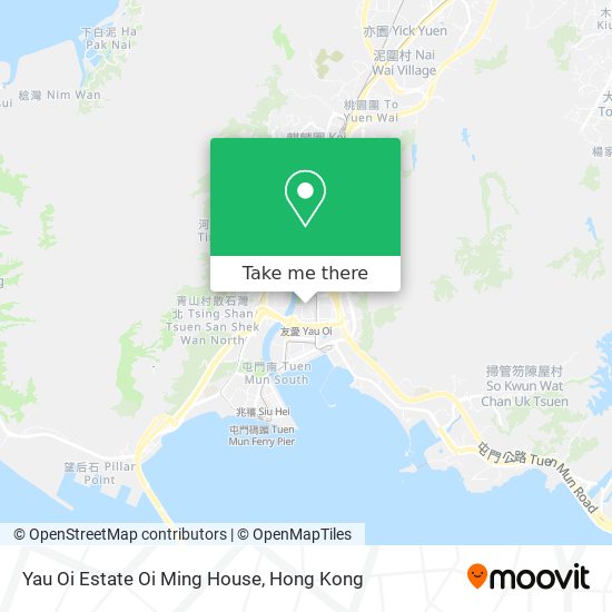 Yau Oi Estate Oi Ming House map