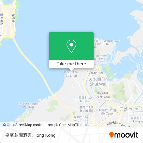 皇庭花園酒家地圖