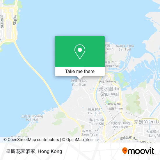 皇庭花園酒家地圖
