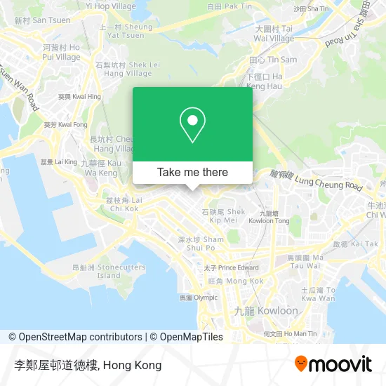 李鄭屋邨道德樓地圖