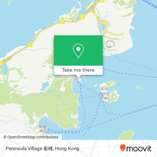 Peninsula Village 蘅峰 map