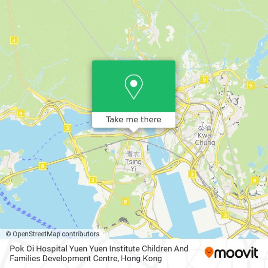 Pok Oi Hospital Yuen Yuen Institute Children And Families Development Centre地圖