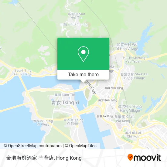 金港海鲜酒家 荃灣店地圖