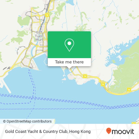 Gold Coast Yacht & Country Club map