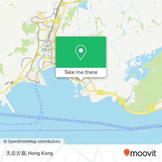 天后古廟 map