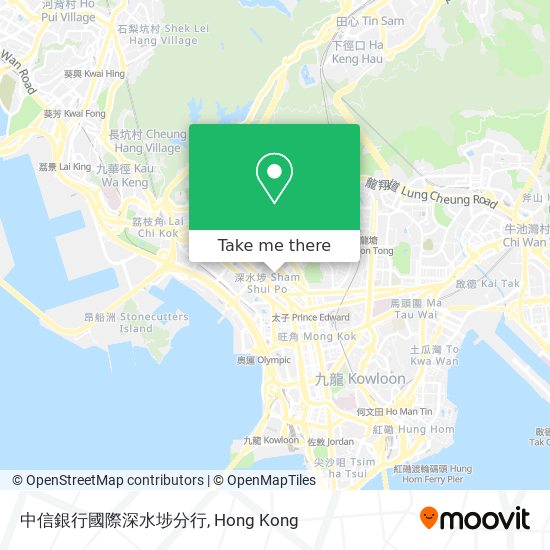 中信銀行國際深水埗分行 map