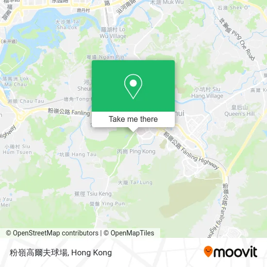 粉嶺高爾夫球場 map